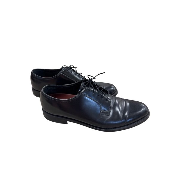 Florsheim Mens Black Cap Toe Oxford Dress Shoes Size 12D SKU 7474 - Picture 3 of 11